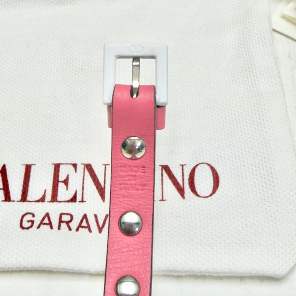 Valentino Garavani Leather Rockstud Bracelet - Picture 4 of 6